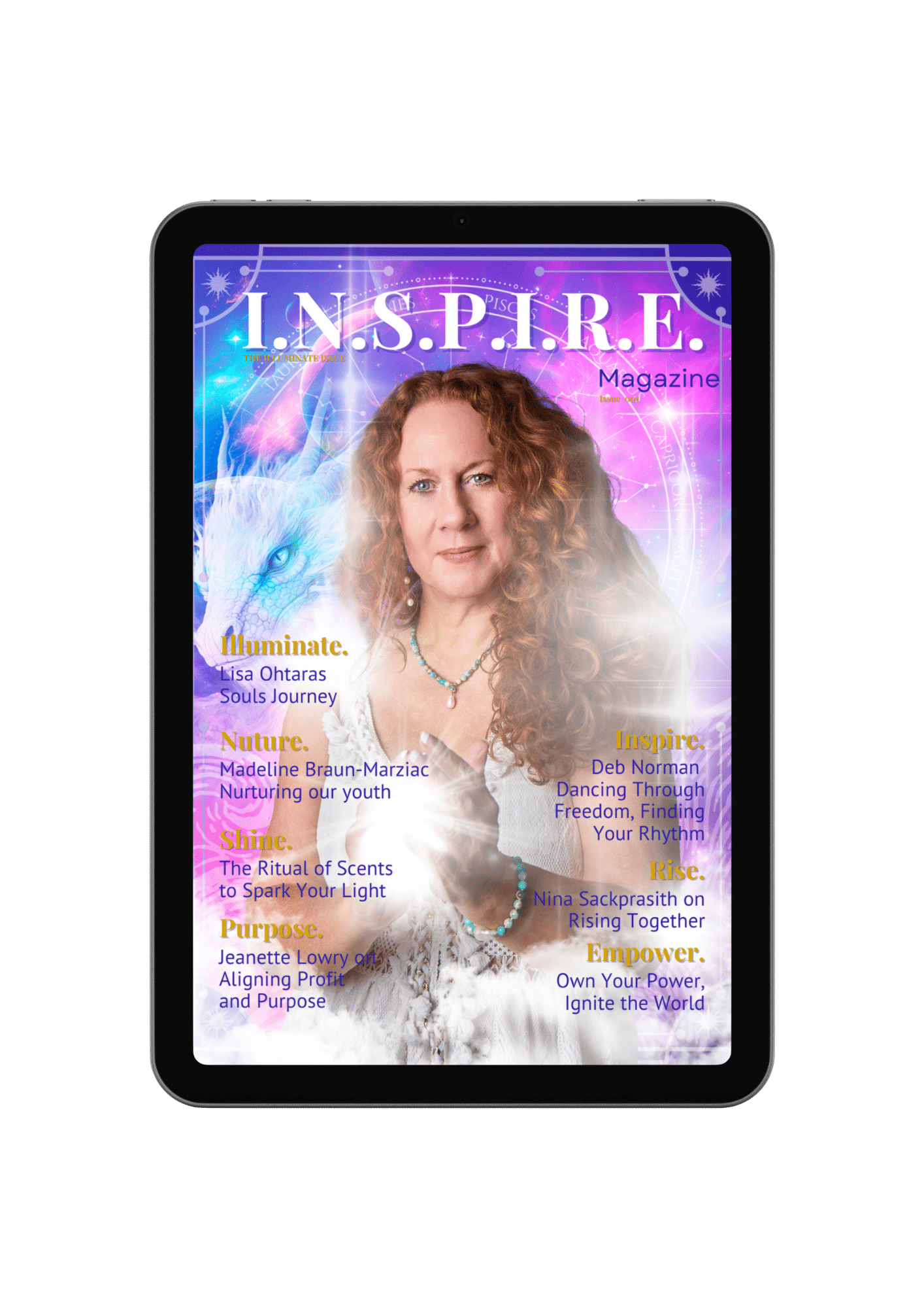 I.N.S.P.I.R.E. Magazine Issue 001 Cover
